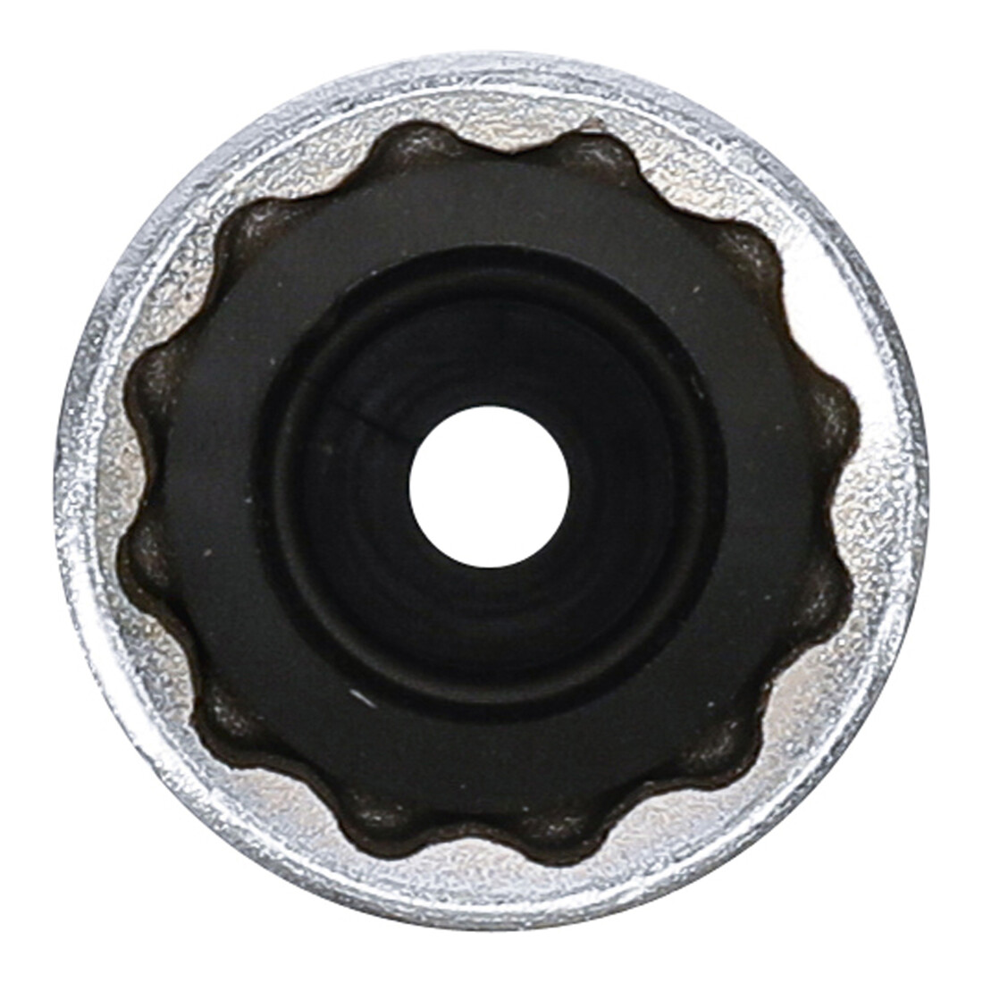 BGS Zündkerzen-Einsatz mit Haltegummi, Zwölfkant, lang Antrieb Innenvierkant 10 mm (3/8 Zoll) SW 16 mm