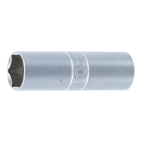 BGS Zündkerzen-Einsatz Sechskant, dünnwandig, Antrieb Innenvierkant 12,5 mm (1/2"), SW 16 mm