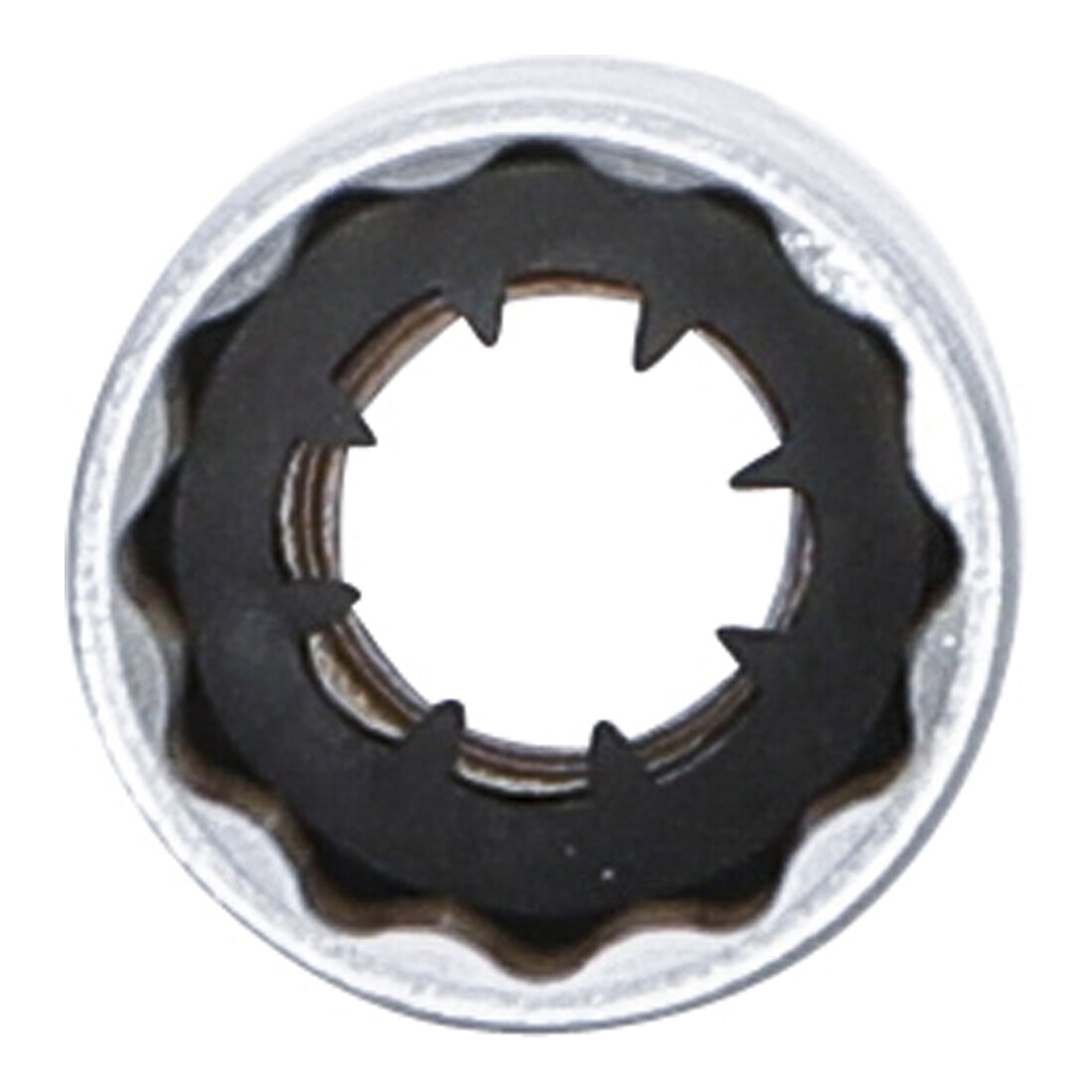 BGS Zündkerzen-Einsatz Zwölfkant 2791, Antrieb Innenvierkant 10 mm (3/8"), SW 14 mm