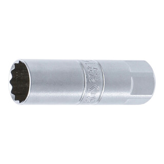 BGS Zündkerzen-Einsatz Zwölfkant 2792, Antrieb Innenvierkant 10 mm (3/8"), SW 16 mm