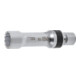 BGS Zündkerzen-Gelenkeinsatz Zwölfkant mit Haltefeder 6849, Antrieb Innenvierkant 10 mm (3/8"), SW 18 mm-1