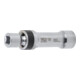 BGS Zündkerzen-Gelenkeinsatz Zwölfkant mit Haltefeder 6849, Antrieb Innenvierkant 10 mm (3/8"), SW 18 mm-2