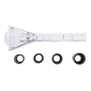 BGS Zuighulpstuk voor persluchtreinigingspistool groot met 4 adapters voor art. 70150-4