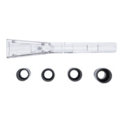 BGS Zuighulpstuk voor persluchtreinigingspistool klein met 4 adapters voor art. 70150-4