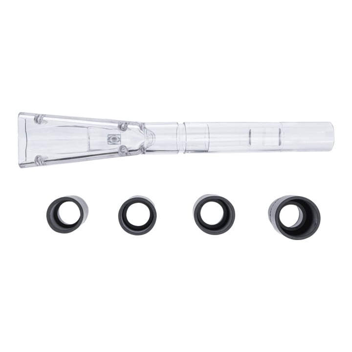 BGS Zuighulpstuk voor persluchtreinigingspistool klein met 4 adapters voor art. 70150