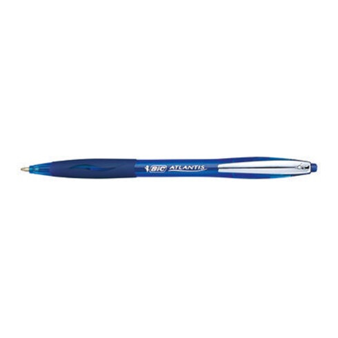 BIC Kugelschreiber ATLANTIS Soft 902132 0,4mm Druckmechanik blau