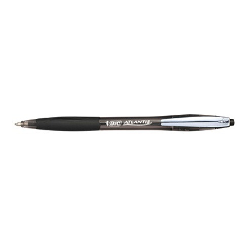 BIC Kugelschreiber ATLANTIS Soft 902133 0,4mm Druckmechanik schwarz