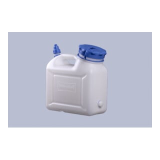 Bidon à col large 6 L Hünersdorff, HD-PE naturel, avec protection UV