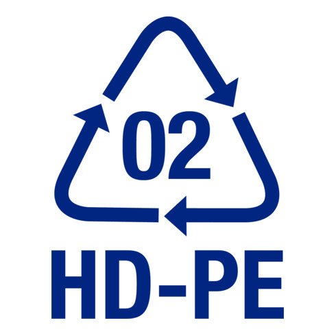 Bidon à goulot large Hünersdorff 10 l HD-PE avec busette supplémentaire