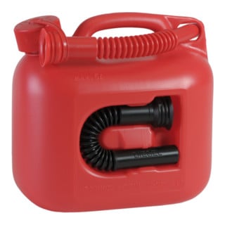 Bidon de carburant de réserve contenu 5 l L. 265 x l. 147 x H. 247 mm rot, 2 tub