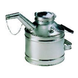 Bidon de réserve d'huile tôle blanche capacité 10 l PRESSOL