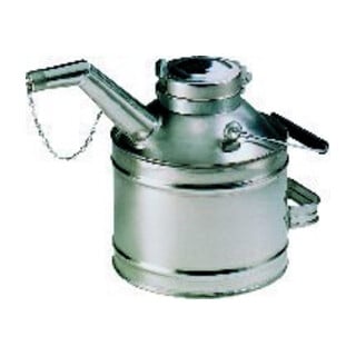 Bidon de réserve d'huile tôle blanche capacité 5 l PRESSOL