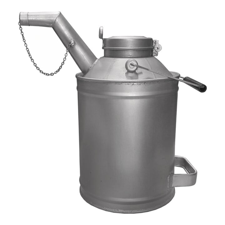 Bidon de réserve d'huile VKV 5000 galvanisé 5,0 l métal SAMOA HALLBAUER