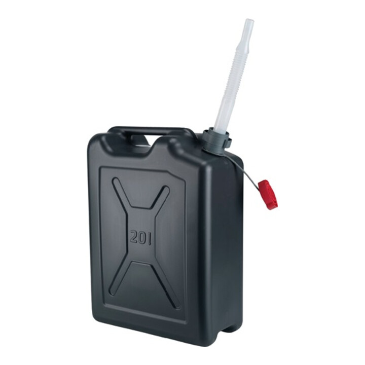 Bidon p. carburant contenu 20 l L. 350 x l. 175 x H. 480 mm noir