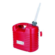 Bidon p. carburant contenu 5 l long. 331 x l. 185 x H. 237 mm rouge