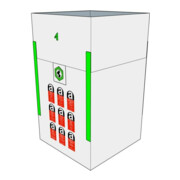 Big Bag 90x90x110 cm, charge utile 1000 kg, SF : 5:1 Amiante