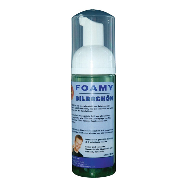 Bildschirmreiniger Foamy Bildschön 150 ml Schaumflasche NOVADUR