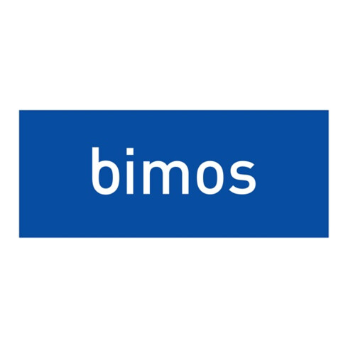 bimos Arbeitsdrehstuhl Basic mit Rollen und Fußring Kunstleder H.650-910mm