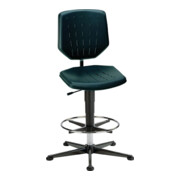 bimos Arbeitsdrehstuhl Fit m.Gleitern,Fußring Integralschaum Sitz-H.590-910mm-1