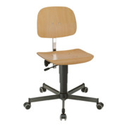 bimos Arbeitsdrehstuhl Fit m. Rollen Buche Sitz-H.430-600mm-1