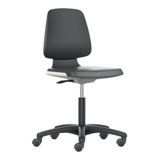 bimos Arbeitsdrehstuhl Labsit Rollen Sitzschale anthrazit Supertec-Gewebe schwarz 450-
