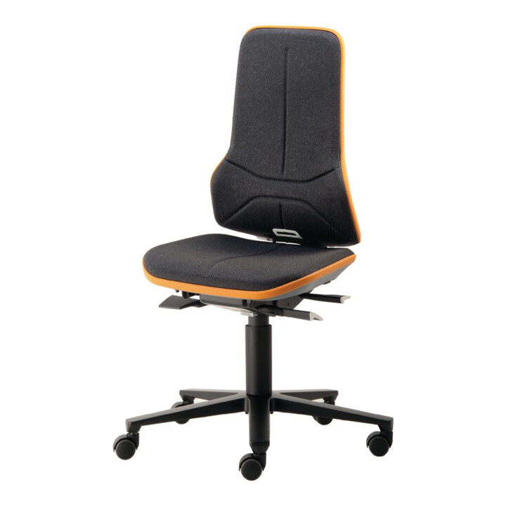 bimos Arbeitsdrehstuhl Neon m.Rollen grau Sitz-H450-620mm Permanentkontakt