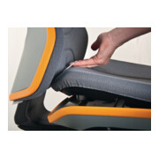 bimos Arbeitsdrehstuhl Neon m.Rollen orange Sitz-H450-620mm Permanentkontakt-2