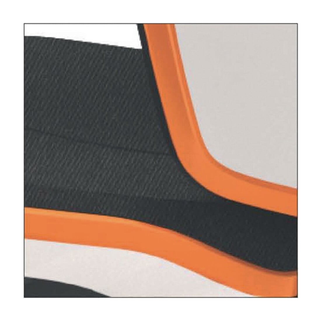 bimos Arbeitsdrehstuhl Neon m.Rollen orange Sitz-H450-620mm Permanentkontakt
