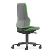 Bimos Arbeitsdrehstuhl Neon mit Rollen Skintec Flexband grün 450-620 mm Synchrontechnik-1