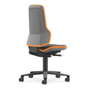 Bimos Arbeitsdrehstuhl Neon Skintec Flexband orange Sitz 450-620 mm Synchrontechnik-1