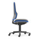 Bimos Arbeitsdrehstuhl Neon Synchrontechnik Skintec Flexband blau 450-620 mm