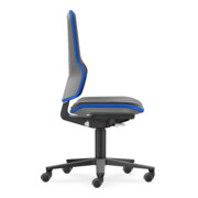 Bimos Arbeitsdrehstuhl Neon Synchrontechnik Skintec Flexband blau 450-620 mm-4