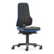 bimos Arbeitsdrehstuhl Neon Synchrontechnik Skintec Flexband grau 450-620 mm