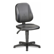 bimos Arbeitsdrehstuhl Unitec mit Gleiter und Kunstleder schwarz Sitzhöhe 440-620 mm