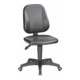 bimos Arbeitsdrehstuhl Unitec mit Rollen und Kunstleder schwarz Sitzhöhe 440-620 mm-1