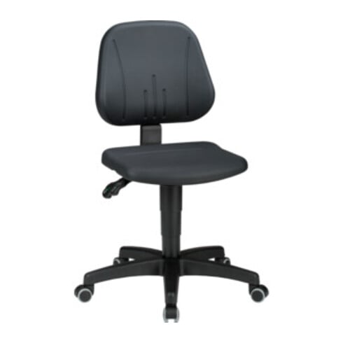 bimos Arbeitsdrehstuhl Unitec mit Rollen und PU-Schaum schwarz Sitzhöhe 440-620 mm