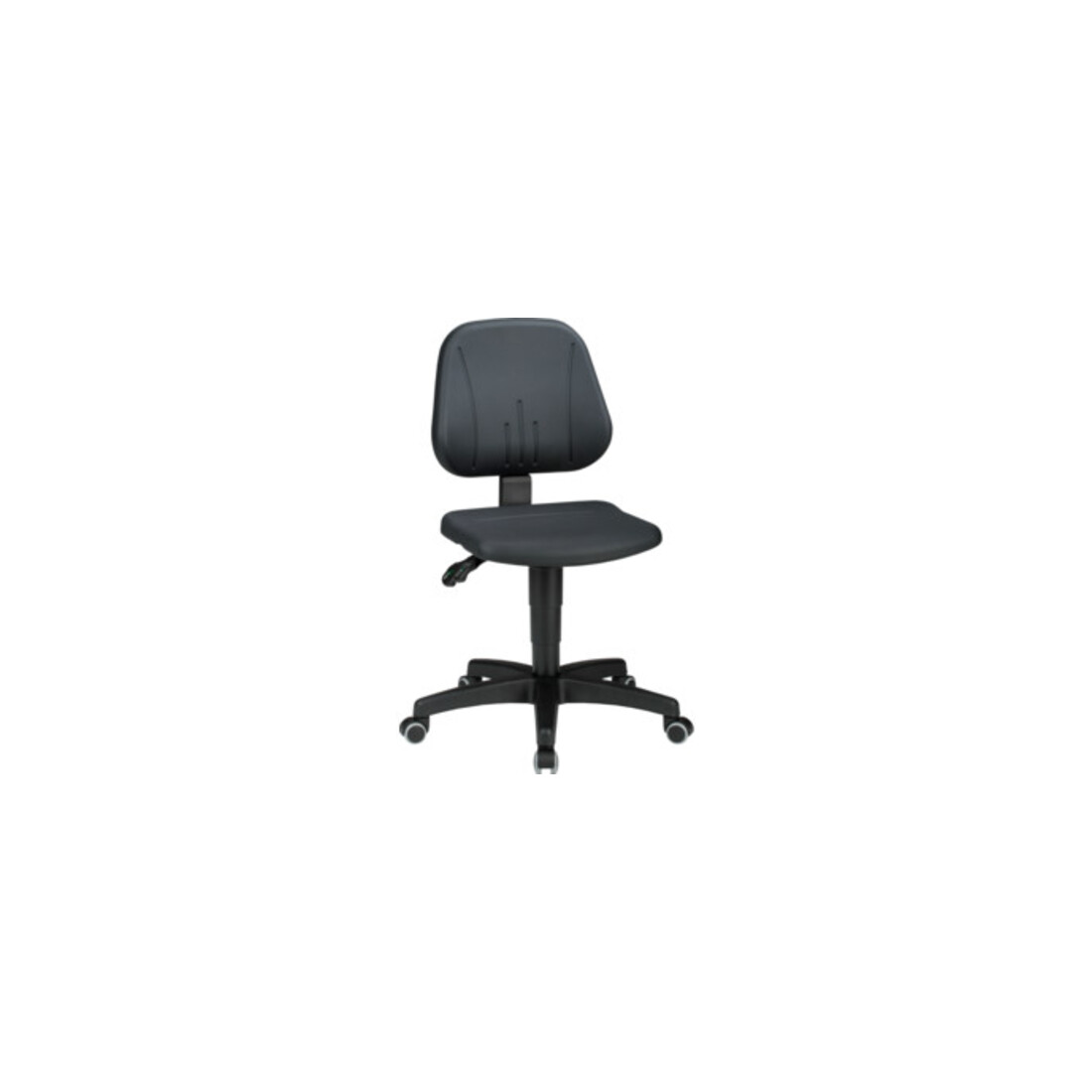 bimos Arbeitsdrehstuhl Unitec mit Rollen und PU-Schaum schwarz Sitzhöhe 440-620 mm