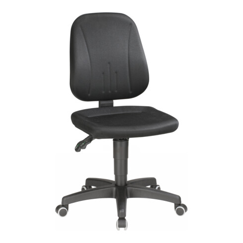 bimos Arbeitsdrehstuhl Unitec mit Rollen und Stoff schwarz Sitzhöhe 440-620 mm