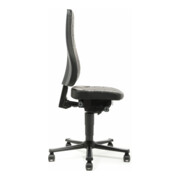 bimos Arbeitsstuhl All-In-One Highline mit Rollen und Kunstleder schwarz Sitzhöhe 450-600 mm-3