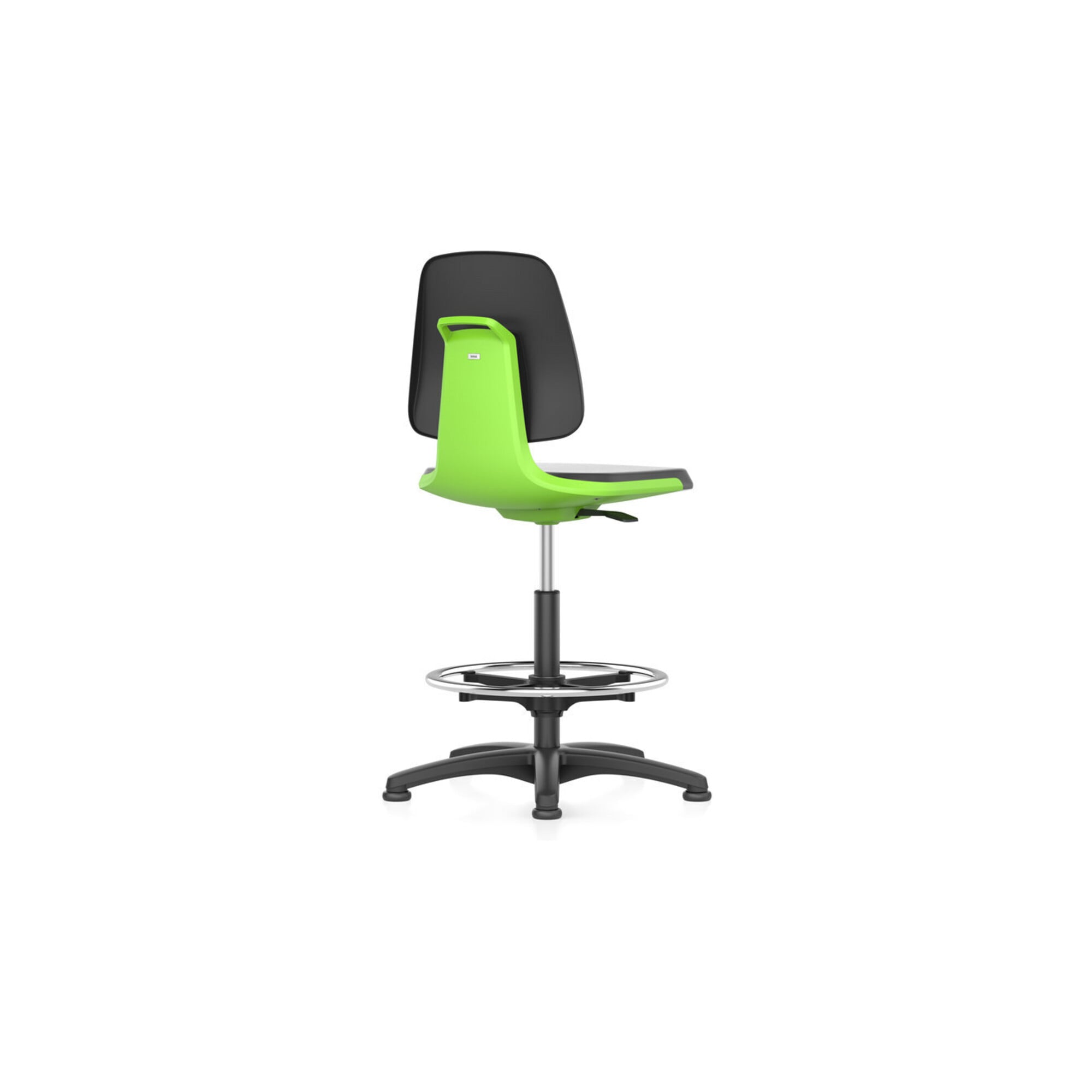 bimos Arbeitsstuhl Labsit 3, PU grün Sitzhöhe 520-770 mm