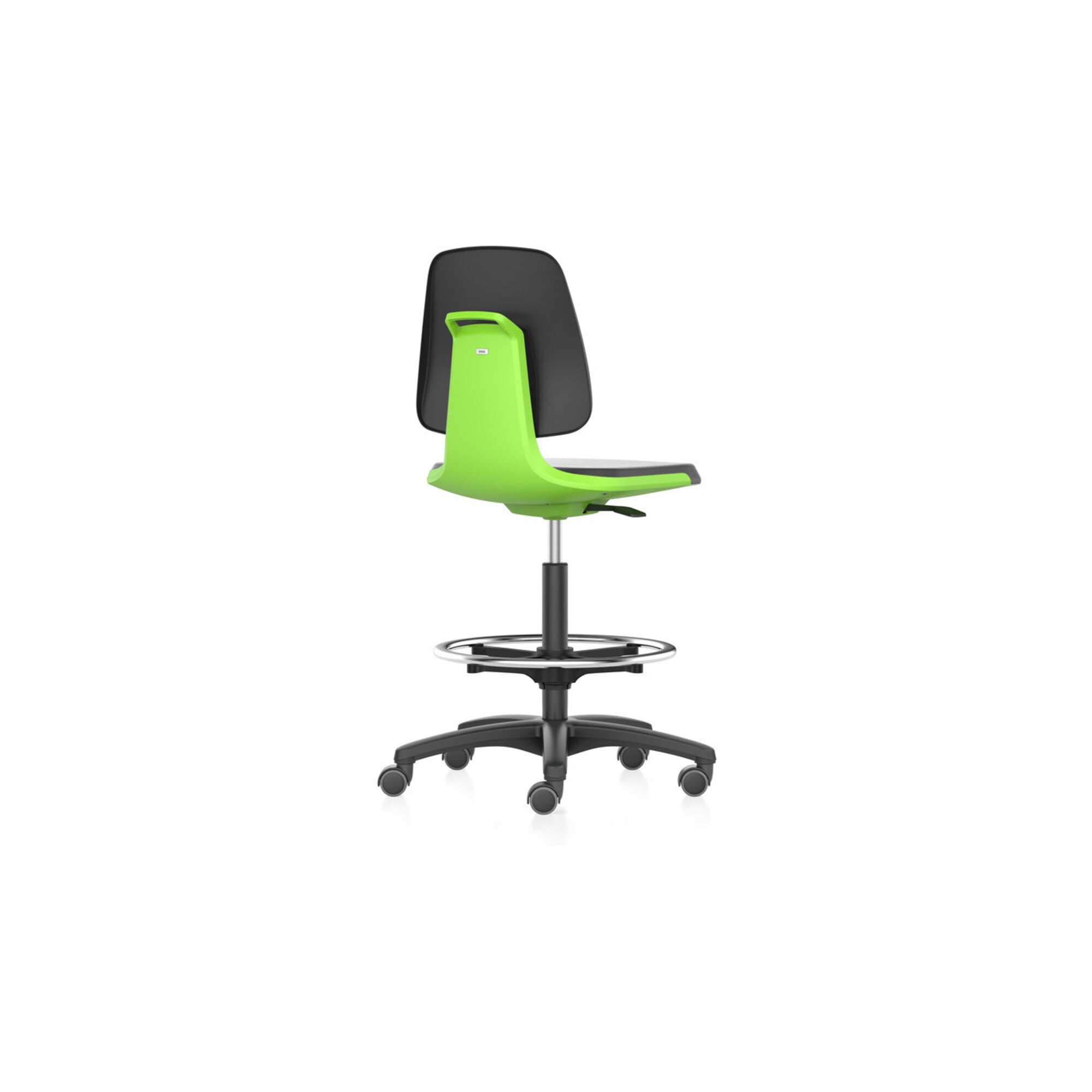 bimos Arbeitsstuhl Labsit 4, PU grün Sitzhöhe 560-810 mm