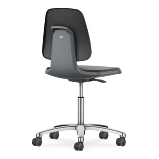 Bimos Arbeitsstuhl Labsit mit Rollen Sitz-H.450-650 mm Skintec anthrazit