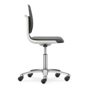 Bimos Arbeitsstuhl Labsit mit Rollen Sitz-H. 450-650 mm Skintec weiß-4