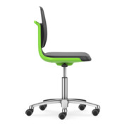 Bimos Arbeitsstuhl Labsit mit Rollen Sitz-H.450-650mm Skintec grün-4