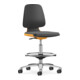 Bimos Arbeitsstuhl Labsit mit Rollen Sitz-H.560-810 mm Skintec grün