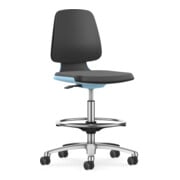 Bimos Arbeitsstuhl Labsit mit Rollen Sitz-H.560-810mm Skintec orange-3