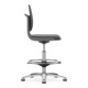 Bimos Arbeitsstuhl Labsit Skintec Sitz-H. 520-770 mm Sitzschale anthrazit Gleiter