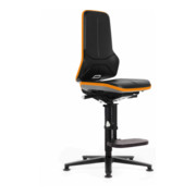 bimos Arbeitsstuhl Neon Basisst. Gleiter Aufstiegh. Flexb. orange Sitzh. 590-870 ohne Polster-3