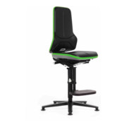 bimos Arbeitsstuhl Neon Basisst. Gleiter Aufstiegh. Flexband grün Sitzh. 590-870 ohne Polster-3