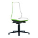 bimos Arbeitsstuhl Neon Basisstuhl mit Gleiter Flexband grün Sitzhöhe 450-620 mm ohne Polster-1